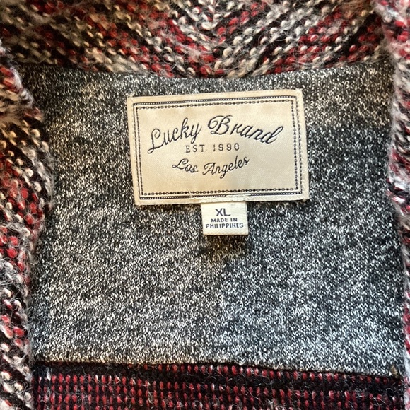 Lucky Brand oversized rough nubbed cardigan size XL - Picture 2 of 3